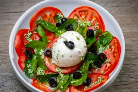 Salade de Tomates Anciennes et Burrata