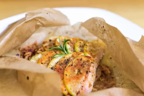 Saumon en Papillote