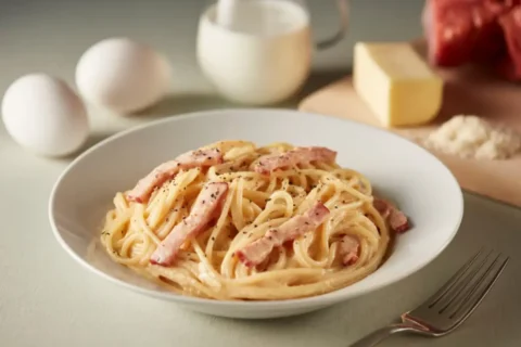 Pâtes à la carbonara authentique