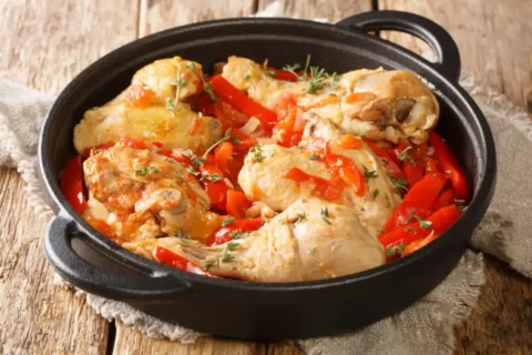 Poulet basquaise